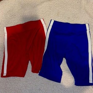 2 set of biker shorts